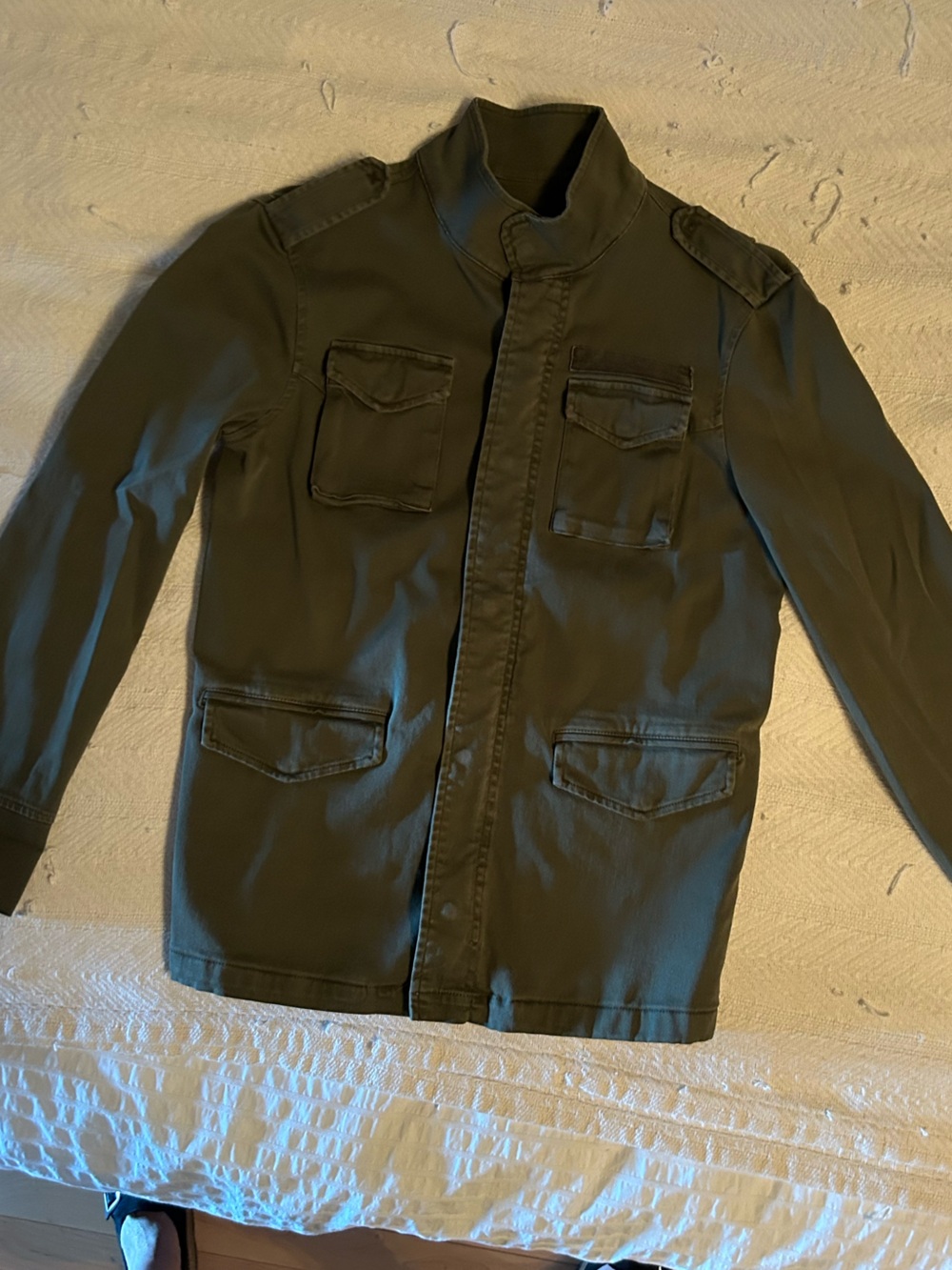 Anine Bing Olive Green Military Jacket